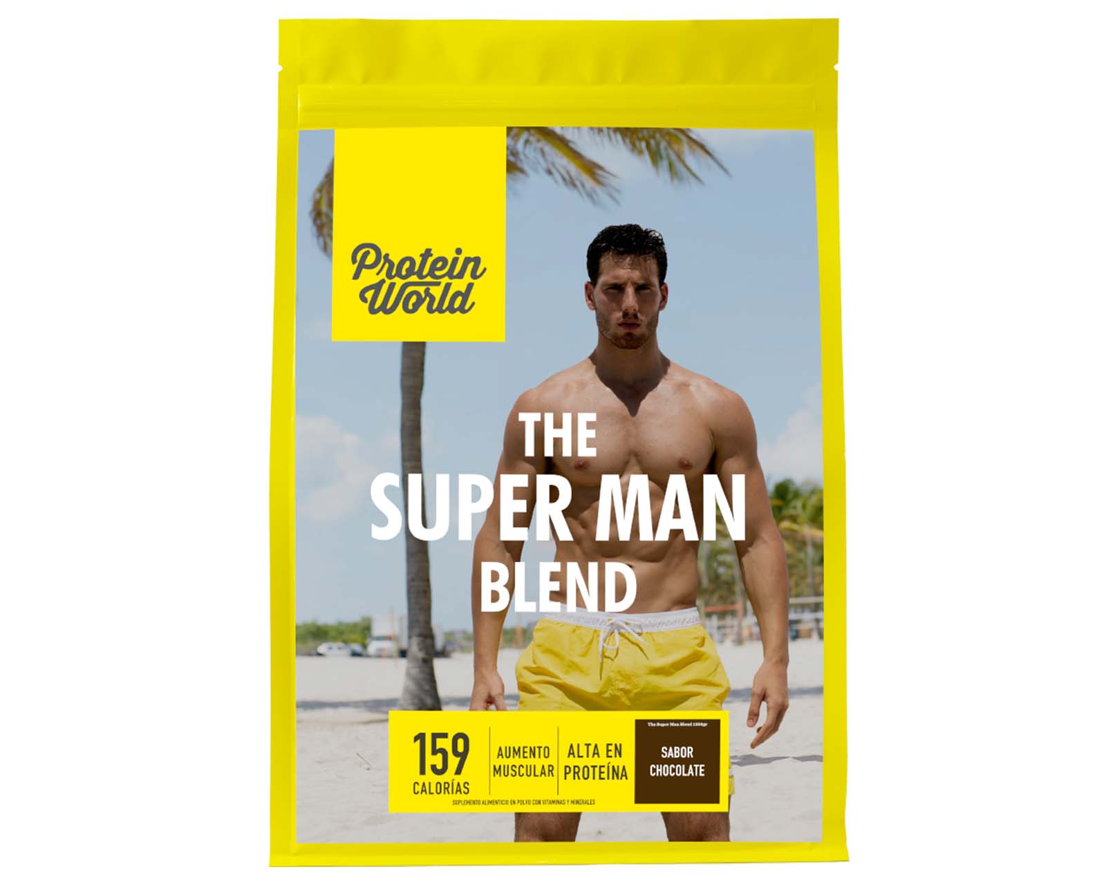 Suplemento Alimenticio Protein World Superman Blend 1.2 Kg