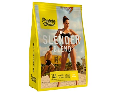 Foto 3 | Suplemento Alimenticio Protein World The Slender Blend Platano 1.2 Kg