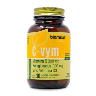 Foto 1 | Suplemento Alimenticio BIOMIRAL C VYM Masticable 30 Capsulas 1000 MG