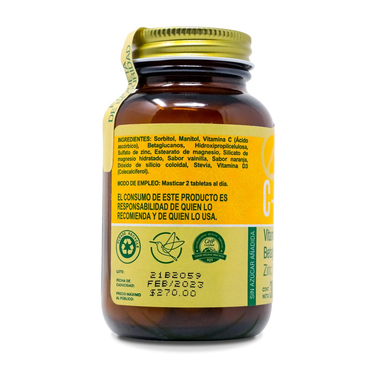 Foto 2 | Suplemento Alimenticio BIOMIRAL C VYM Masticable 30 Capsulas 1000 MG