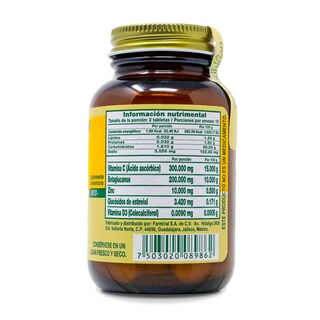 Foto 3 | Suplemento Alimenticio BIOMIRAL C VYM Masticable 30 Capsulas 1000 MG
