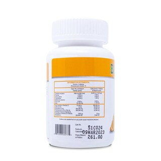 Foto 3 | Suplemento Alimenticio BIO SALUD Biogricin Vitamina C 30 Tabletas Masticables de 1 G Sabor Naranja