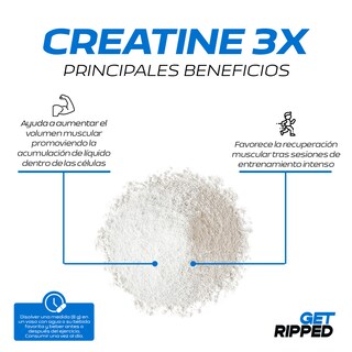 Foto 4 | Suplemento B Life Creatina Monohidratada en Polvo 90 porciones Sabor Fruit Punch Get Ripped