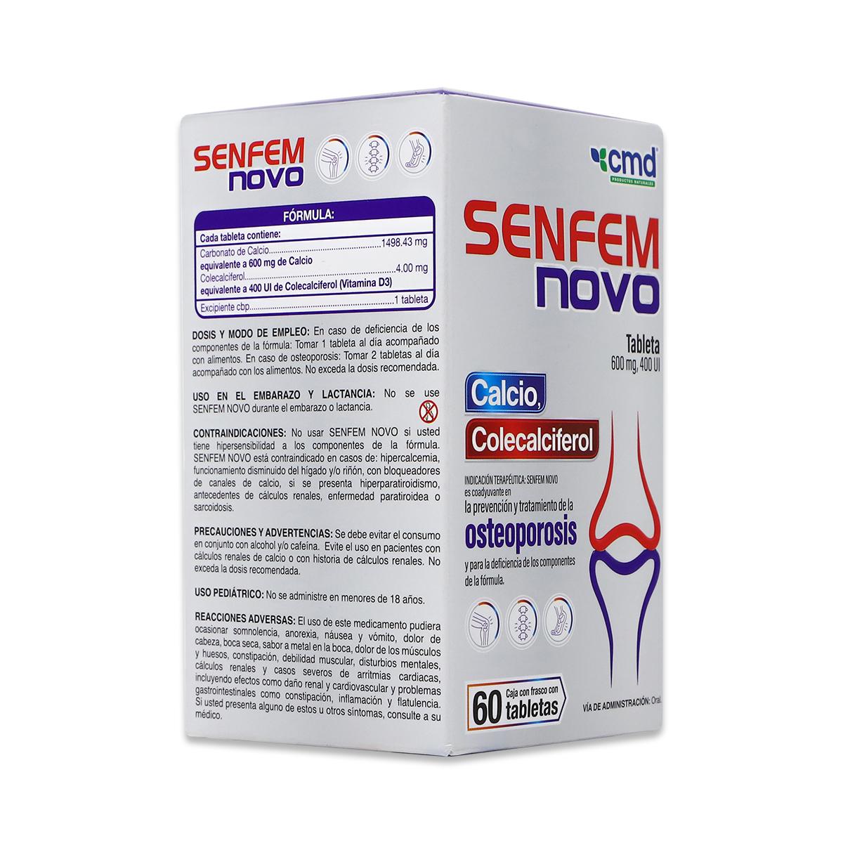 Foto 3 | Suplemento Alimenticio CMD Senfem Novo Frasco con 60 Tabletas 600 MG