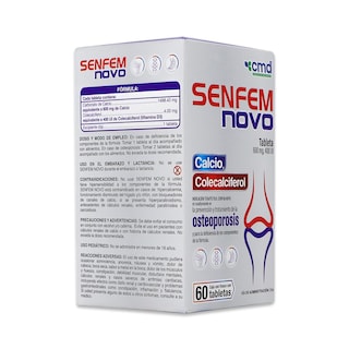 Foto 3 | Suplemento Alimenticio CMD Senfem Novo Frasco con 60 Tabletas 600 MG