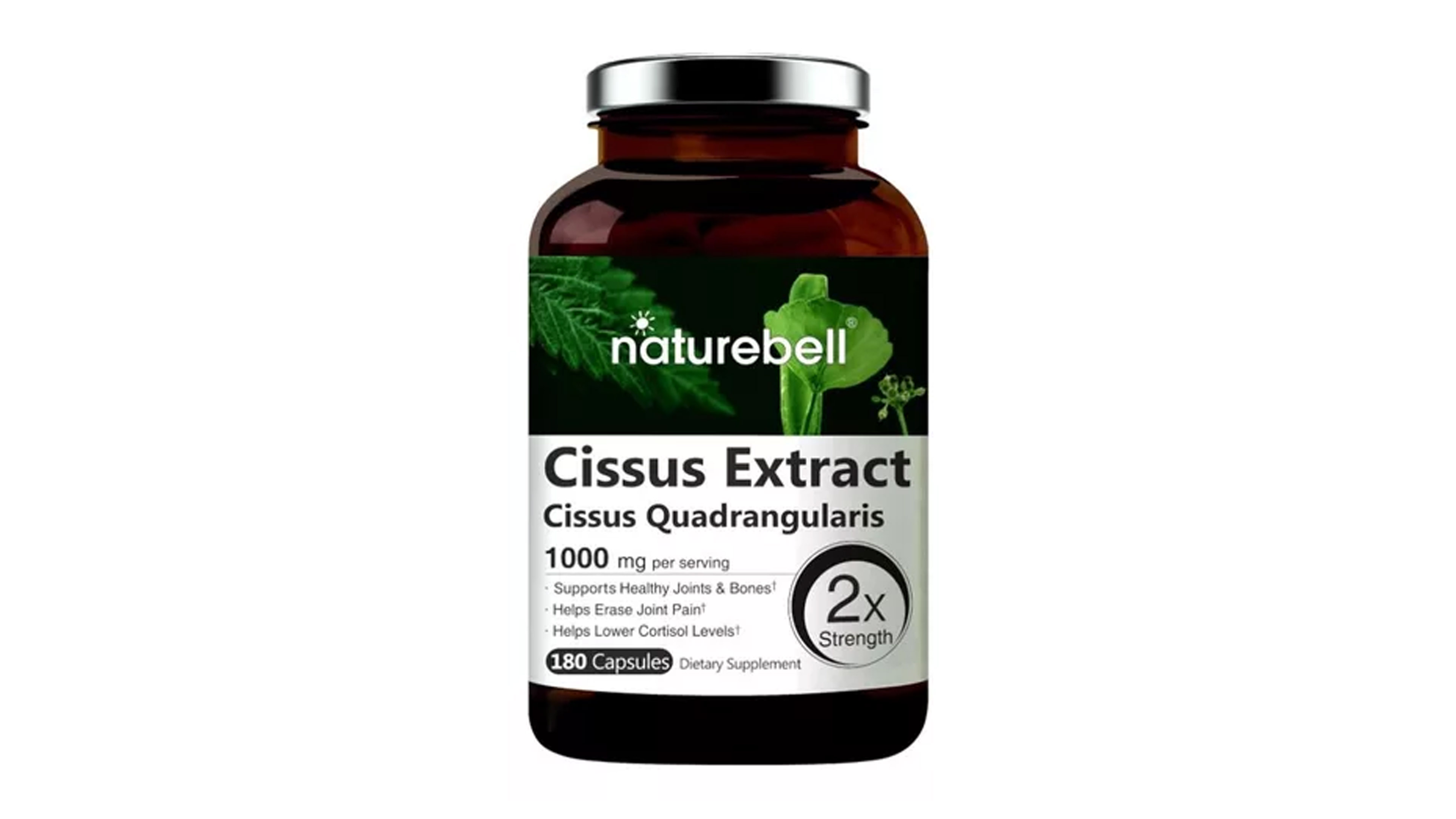 Foto 2 pulgar | Cissus Quadrangularis 1000 mg NatureBell 180 Cápsulas Mejora Articulaciones