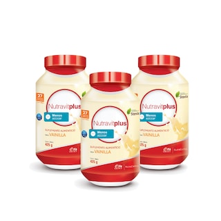 Foto 2 | Suplemento Nutravit Plus Red Bote 425 gr Bajo en Azúcar Vainilla