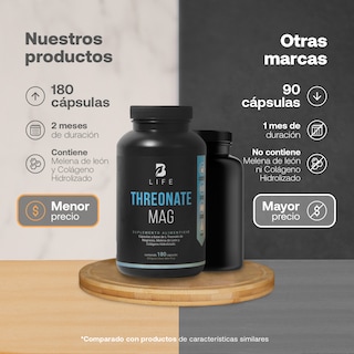 Foto 3 | Threonate Mag B Life 180 Cápsulas