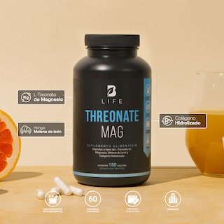Foto 4 | Threonate Mag B Life 180 Cápsulas