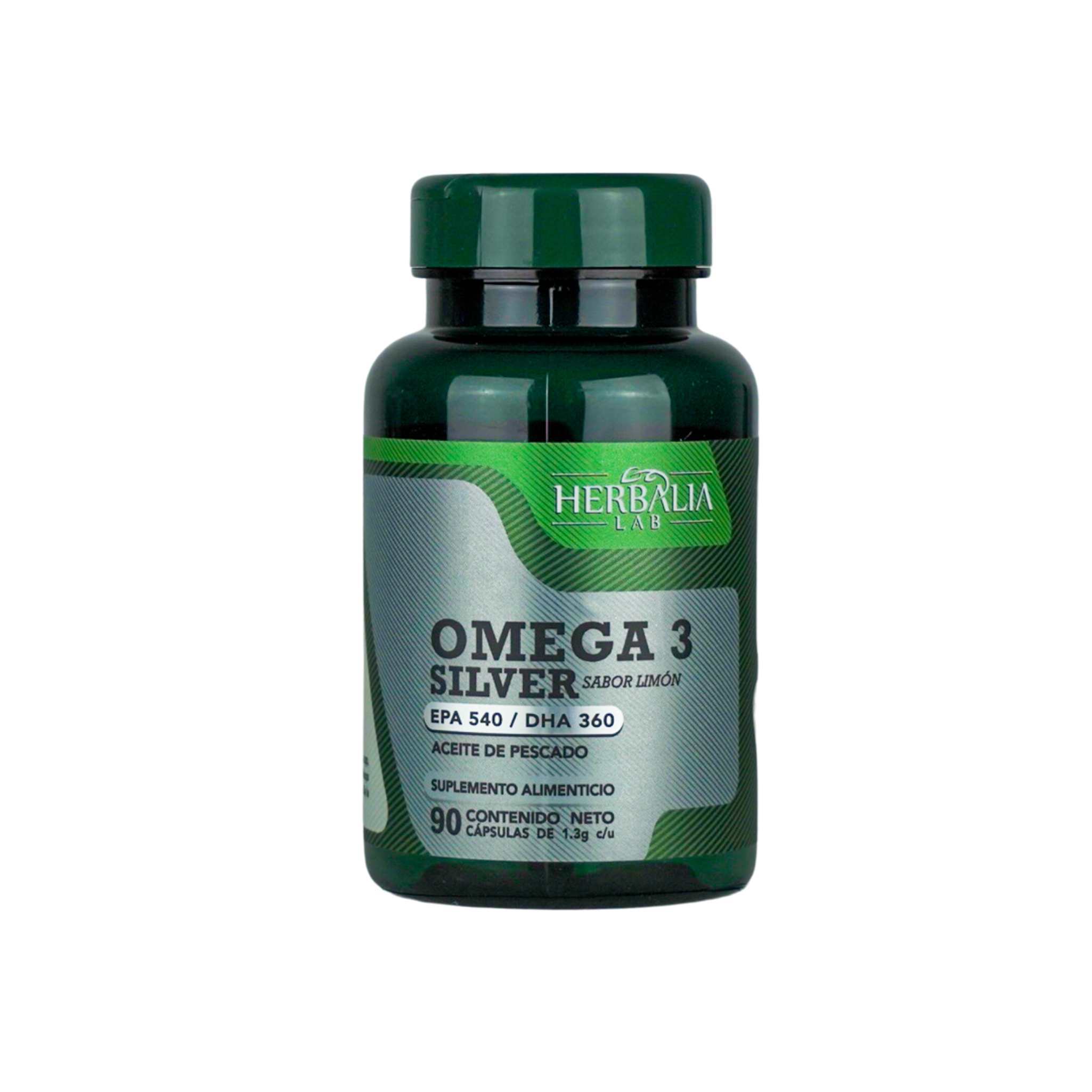 Foto 2 pulgar | Herbalia Lab , Omega 3 Silver De Alta Potencia, Epa 540 / Dha 360