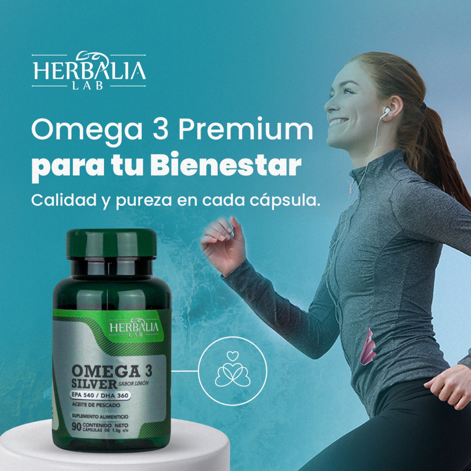 Foto 7 pulgar | Herbalia Lab , Omega 3 Silver De Alta Potencia, Epa 540 / Dha 360
