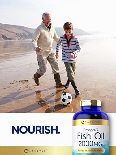 Foto 6 | Suplemento: Cápsulas Blandas De Aceite De Pescado Carlyle, 2000 Mg, 320 Unidades - Venta Internacional.