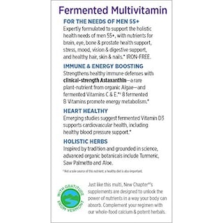 Foto 7 | Multivitamínico New Chapter Every Man's One Daily 55+ 90 Unidades - Venta Internacional.