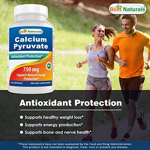 Foto 4 pulgar | Suplemento Best Naturals De Piruvato De Calcio 750 Mg 120 Cápsulas X 2 - Venta Internacional.