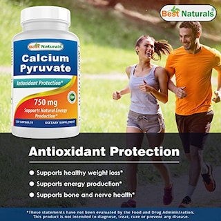 Foto 3 | Suplemento Best Naturals De Piruvato De Calcio 750 Mg 120 Cápsulas X 2 - Venta Internacional.