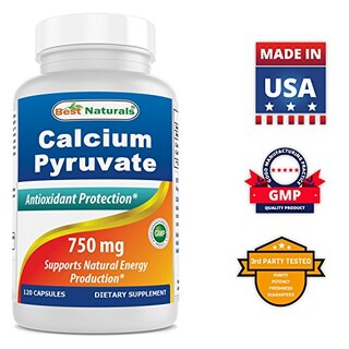 Foto 5 | Suplemento Best Naturals De Piruvato De Calcio 750 Mg 120 Cápsulas X 2 - Venta Internacional.