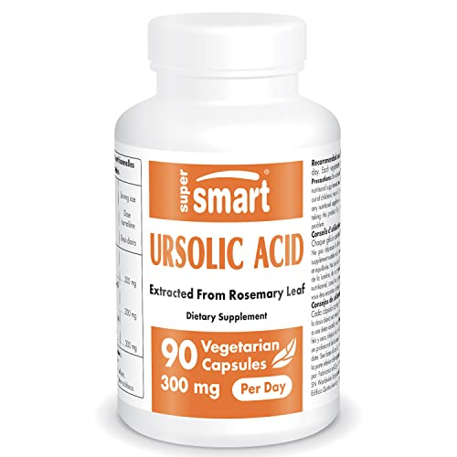 Foto 2 pulgar | Suplemento De Ácido Ursólico Supersmart 300 Mg Con Romero 90 Cápsulas - Venta Internacional.