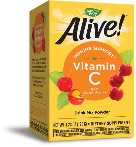 Foto 2 pulgar | Vitamina C en Polvo Orgánica 100% Acerola Nature's Way Alive - Venta Internacional