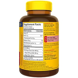 Foto 7 | Suplemento De Aceite De Pescado Hecho Por La Naturaleza, 1000 Mg, 90 Cápsulas Blandas - Venta Internacional.