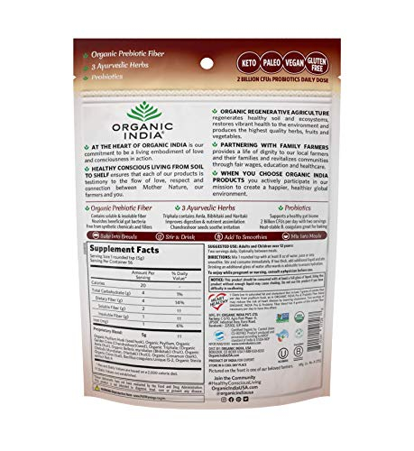 Foto 3 pulgar | Suplemento Orgánico Indio De Cáscara De Psyllium Pre Y Fibra Probiótica - Venta Internacional.