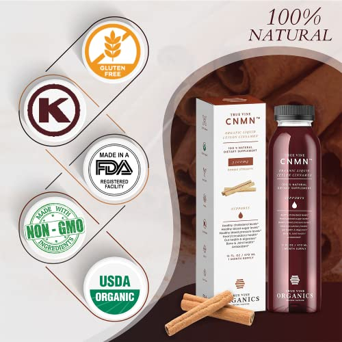 Foto 7 pulgar | Suplemento True Vine, 3200 Mg, Canela De Ceilán Líquida, 473 Ml - Venta Internacional.