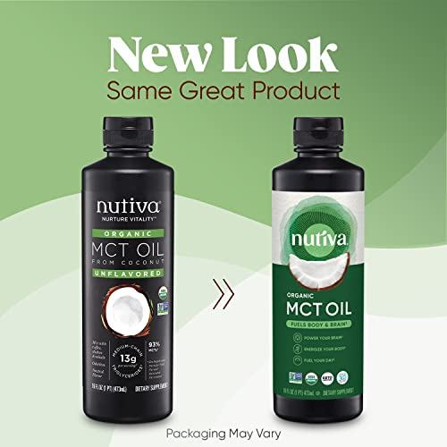 Foto 3 pulgar | Aceite Mct Nutiva Organic sin Sabor 473 ml Whole30 Vegano Cetogénico - Venta Internacional