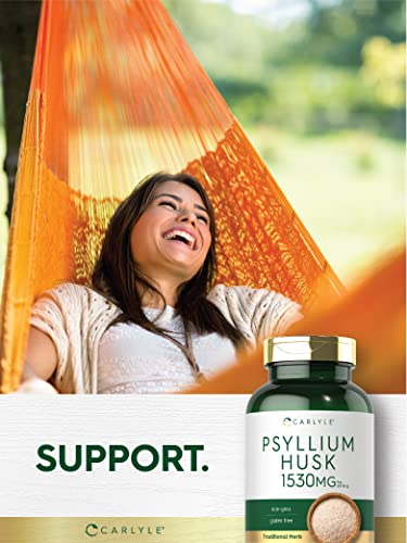 Foto 7 pulgar | Cápsulas De Cáscara De Psyllium Carlyle 1530 Mg, 240 Cápsulas, Suplemento De Fibra - Venta Internacional.
