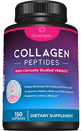 Foto 2 pulgar | Cápsulas De Péptidos De Colágeno Sunergetic 150 Cápsulas De 2500 Mg - Venta Internacional.