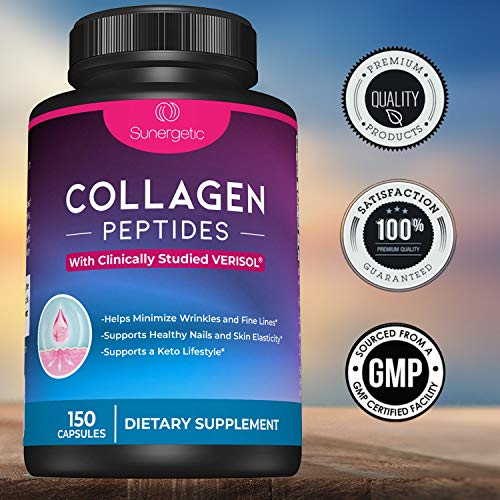 Foto 6 pulgar | Cápsulas De Péptidos De Colágeno Sunergetic 150 Cápsulas De 2500 Mg - Venta Internacional.
