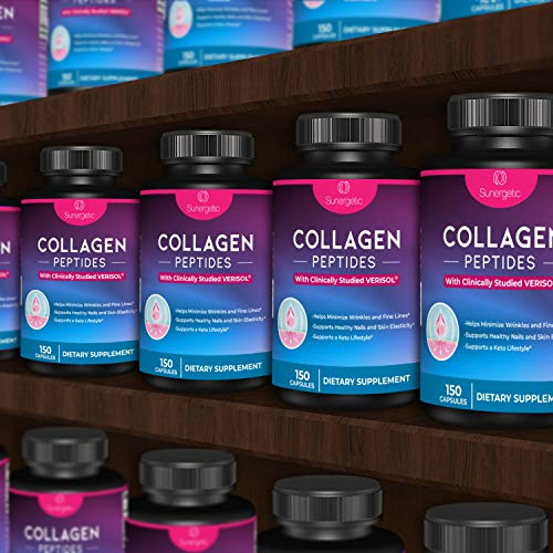 Foto 7 pulgar | Cápsulas De Péptidos De Colágeno Sunergetic 150 Cápsulas De 2500 Mg - Venta Internacional.