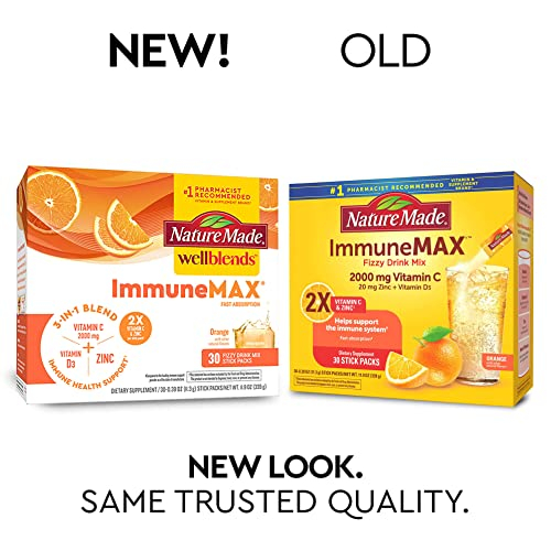 Foto 6 | Mezcla De Bebidas Gaseosas Nature Made Wellblends Immunemax, Paquete De 30 - Venta Internacional.