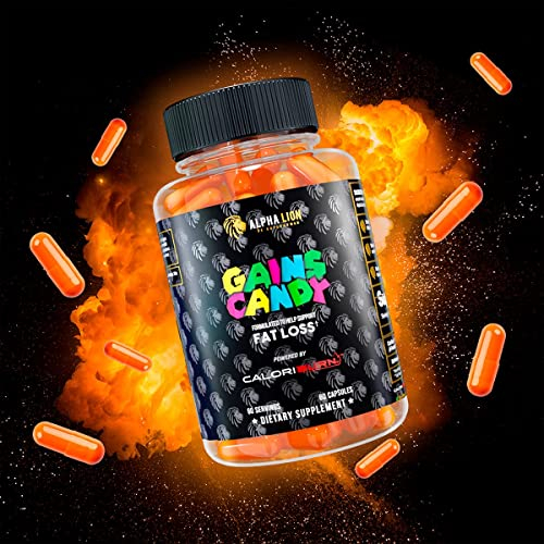 Foto 5 pulgar | Suplementos Alpha Lion Gains Candy Caloriburn  60 Cápsulas - Venta Internacional.
