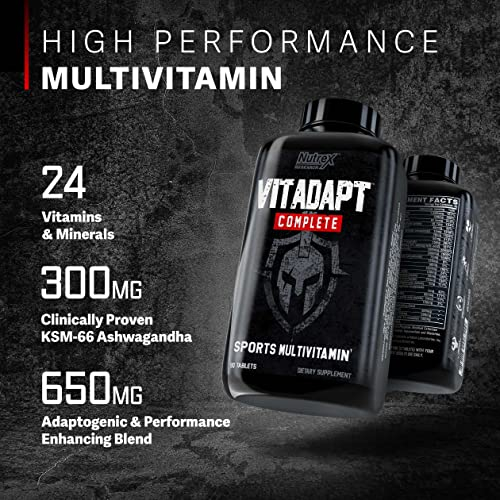 Foto 3 pulgar | Multivitamínico Deportivo Nutrex Research Vitadapt 90 Comprimidos - Venta Internacional.