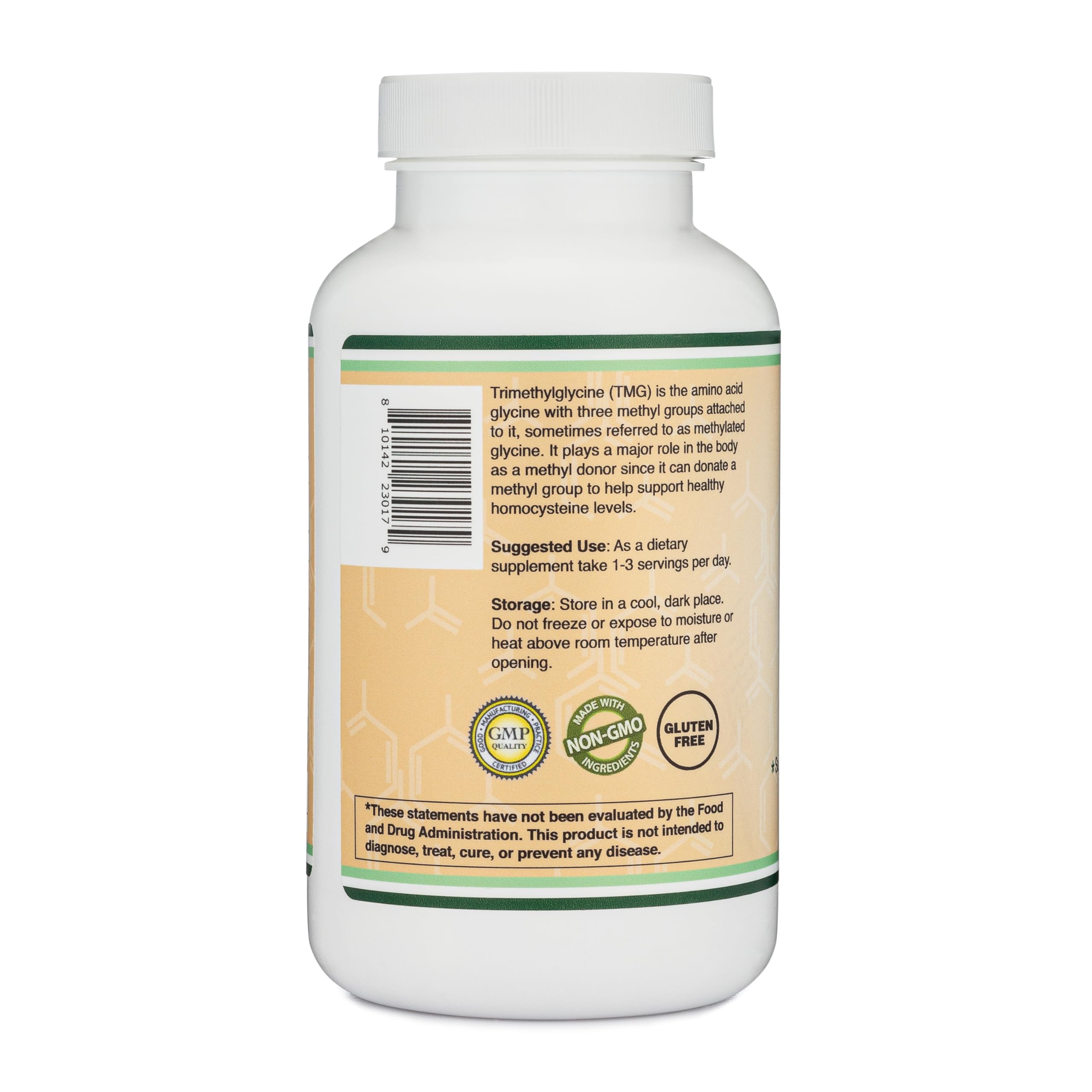 Foto 5 pulgar | Suplemento Double Wood Supplements Tmg Trimetilglicina 1000 Mg - Venta Internacional.