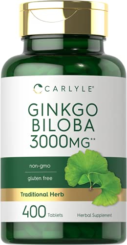 Foto 2 pulgar | Suplemento Carlyle Ginkgo Biloba 3000 Mg 400 Comprimidos - Venta Internacional.