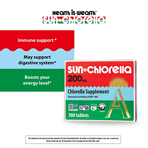 Foto 4 pulgar | Suplemento Sun Chlorella Green Algae 200 Mg 300 Comprimidos - Venta Internacional.