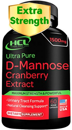 Foto 2 pulgar | Suplemento De D-manosa Hcl Herbal Code Labs Con Arándano 1500 Mg - Venta Internacional.