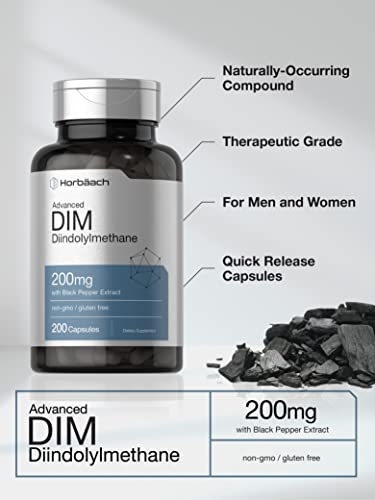 Foto 4 pulgar | Suplemento Horbaach Dim 200 Mg De Diindolilmetano 200 Cápsulas - Venta Internacional.