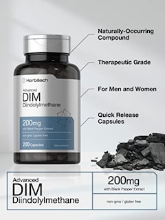 Foto 3 | Suplemento Horbaach Dim 200 Mg De Diindolilmetano 200 Cápsulas - Venta Internacional.