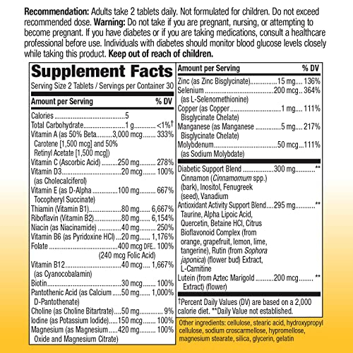 Foto 5 pulgar | Suplemento Multivitamínico Para Diabéticos Nature's Way Completia 60 G - Venta Internacional.