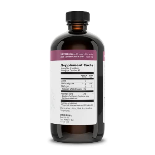 Foto 2 | Extracto De Saúco Norm's Farms American Pure, Botella De 240 Ml - Venta Internacional.