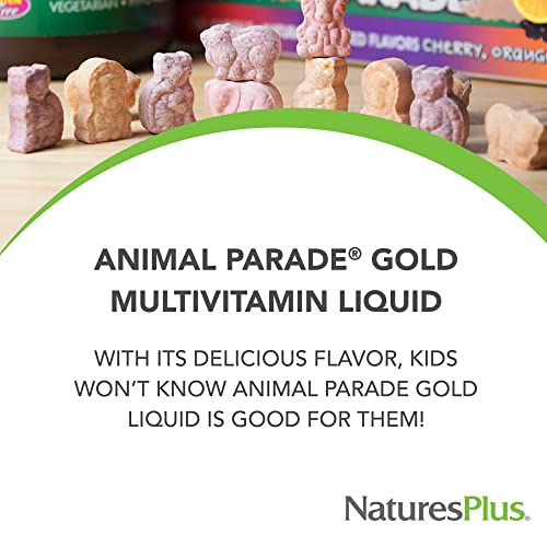 Foto 4 pulgar | Suplemento Nature's Plus Animal Parade Gold Liquid 473 Ml - Venta Internacional.