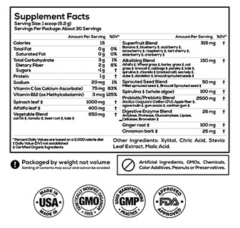 Foto 5 | Super Greens Powder Wild Foods Organic Con Enzimas Digestivas - Venta Internacional.