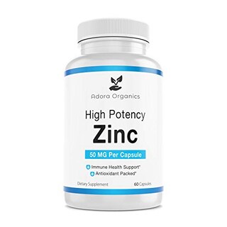 Foto 1 | Suplemento Adora Organics Zinc De Alta Potencia 50 Mg 60 Cápsulas - Venta Internacional.