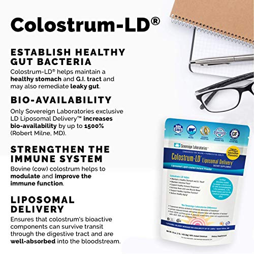 Foto 4 pulgar | Suplemento Colostrum-ld De Vainilla De Sovereign Laboratories, 180 Ml - Venta Internacional.