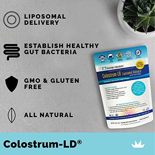 Foto 5 pulgar | Suplemento Colostrum-ld De Vainilla De Sovereign Laboratories, 180 Ml - Venta Internacional.