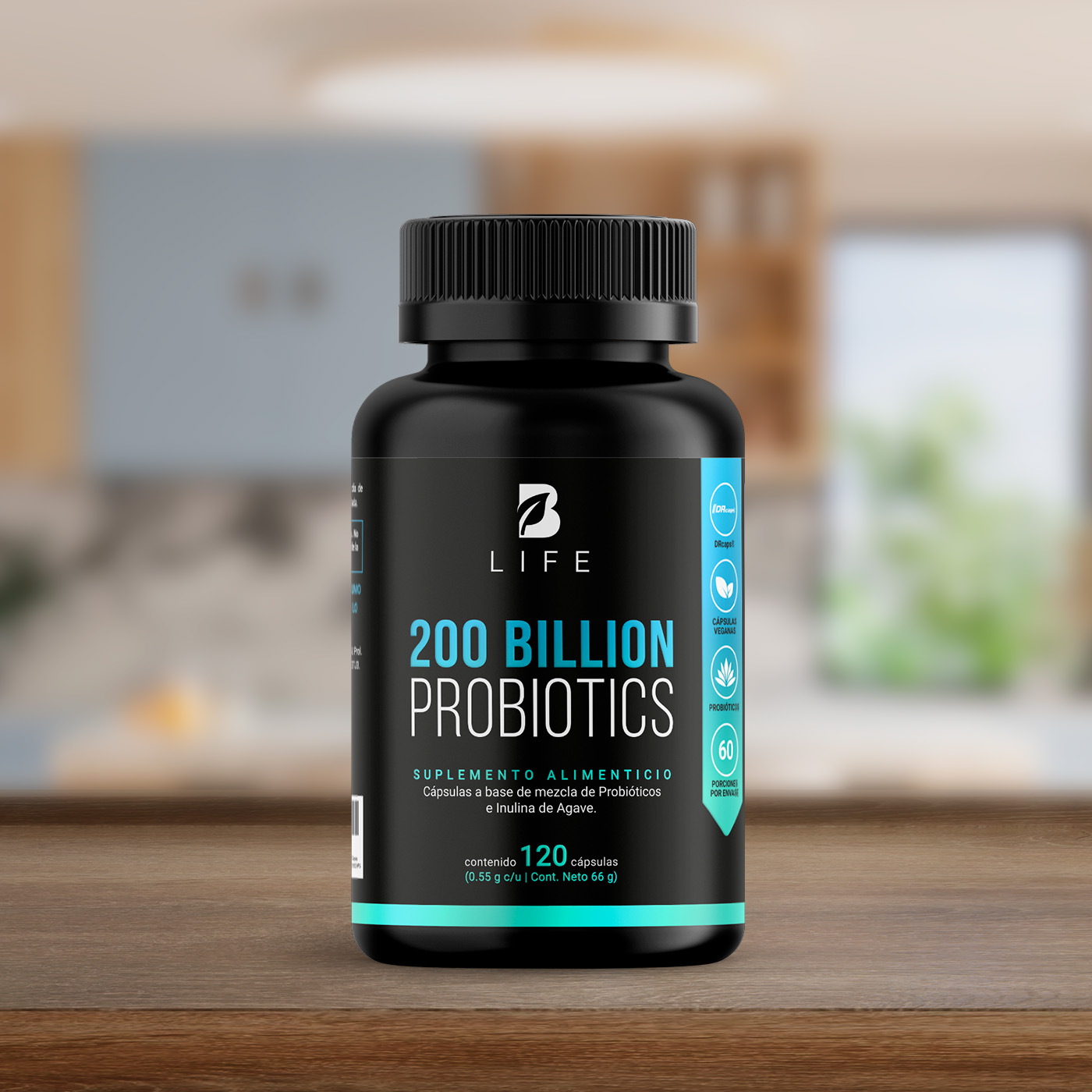 Foto 7 pulgar | 200 Billones de Probióticos B Life 120 Cápsulas con 11 Cepas
