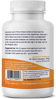 Foto 2 | Suplemento Houston Enzymes Lypazyme 120 Cápsulas - Venta Internacional.