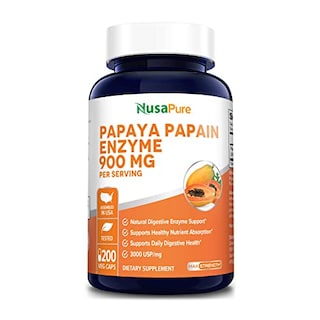 Foto 1 | Suplemento De Enzima Papaína De Papaya Nusapure 900 Mg 200 Cápsulas - Venta Internacional.