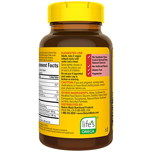 Foto 6 | Suplemento Nature Made Algae Omega 3 540 Mg 70 Cápsulas Blandas - Venta Internacional.